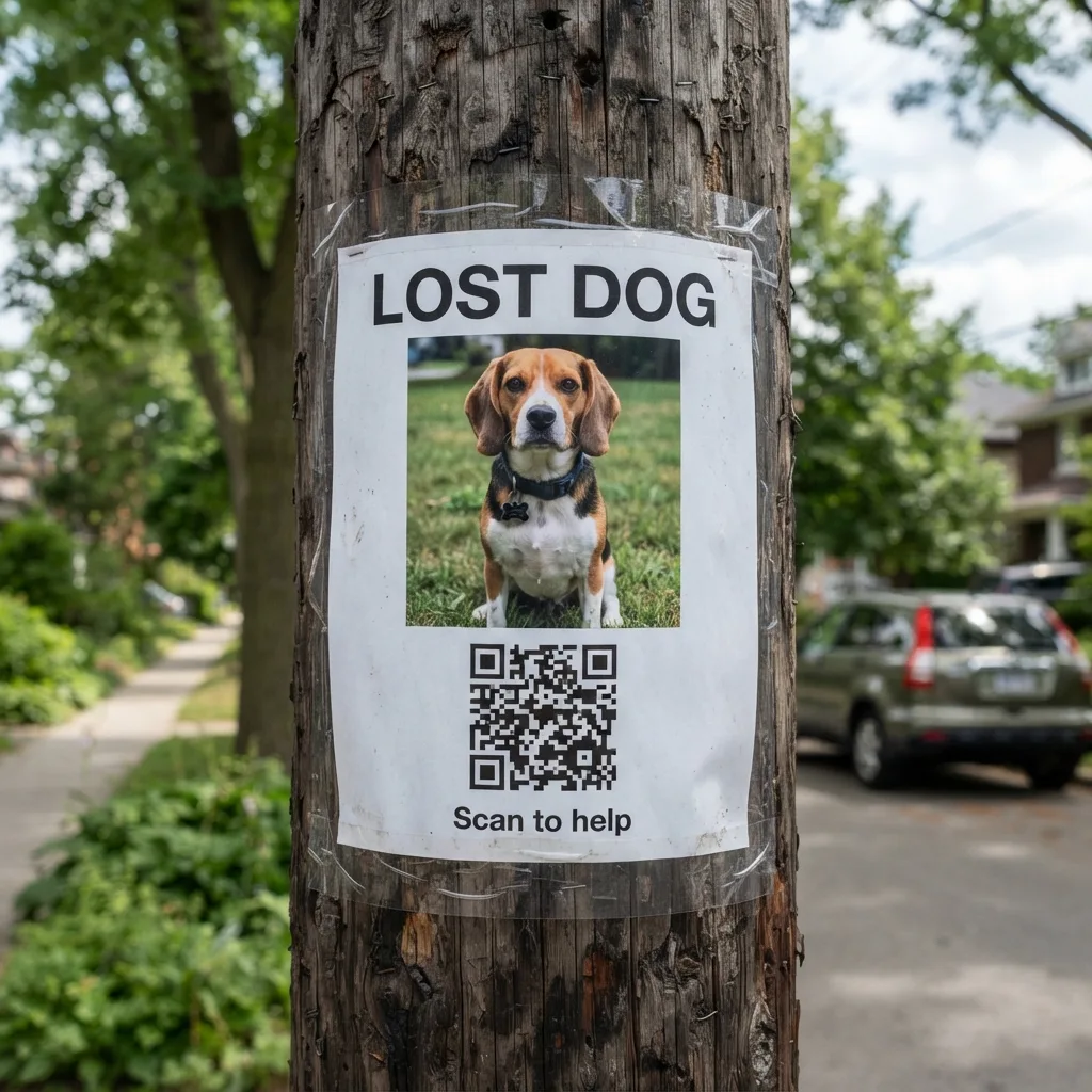 Lost-pet poster